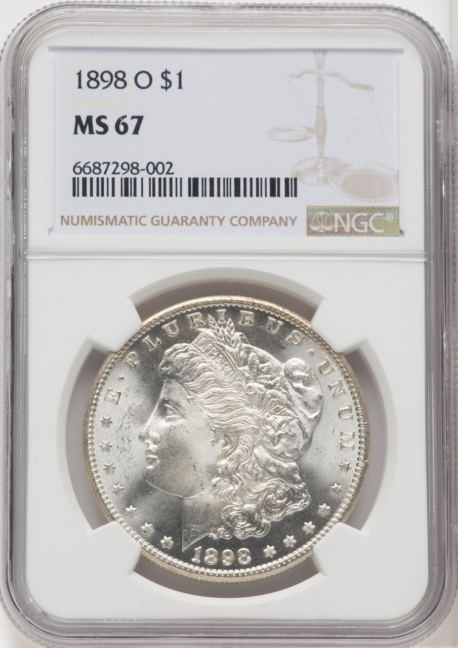 1898-O $1 Morgan Dollar NGC MS67 (766065011)