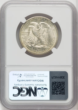 1941-D 50C Walking Liberty Half Dollar NGC MS67 (765821003)