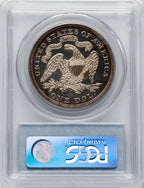 1872 S$1 CA Proof Seated Dollar PCGS PR64