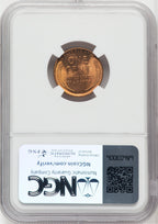 1946-D 1C RD Lincoln Cent NGC MS67+