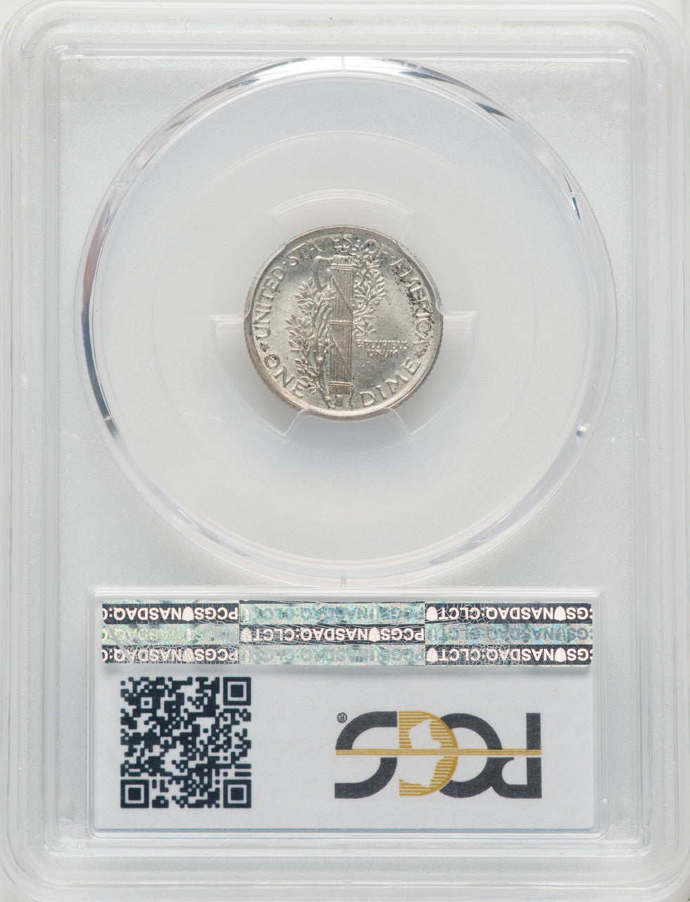1920 10C FB CAC Mercury Dime PCGS MS66