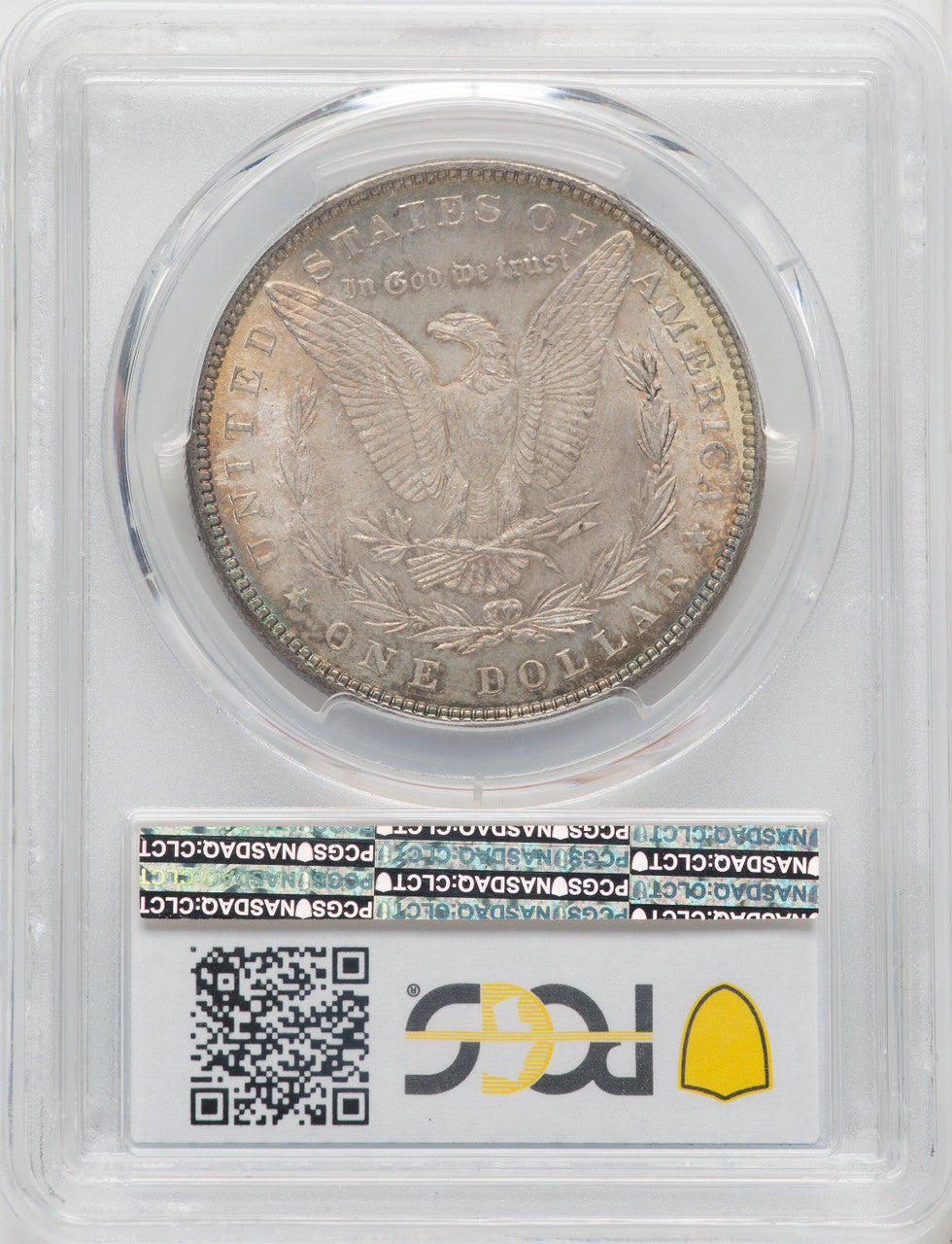 1882 $1 CAC Morgan Dollar PCGS MS65