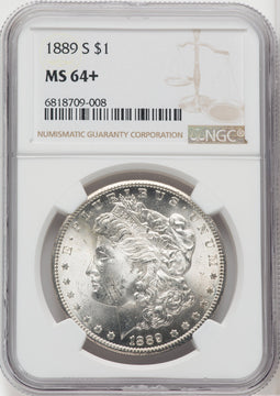 1889-S $1 Morgan Dollar NGC MS64+