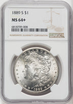 1889-S $1 Morgan Dollar NGC MS64+