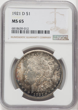 1921-D $1 Morgan Dollar NGC MS65 (518973091)