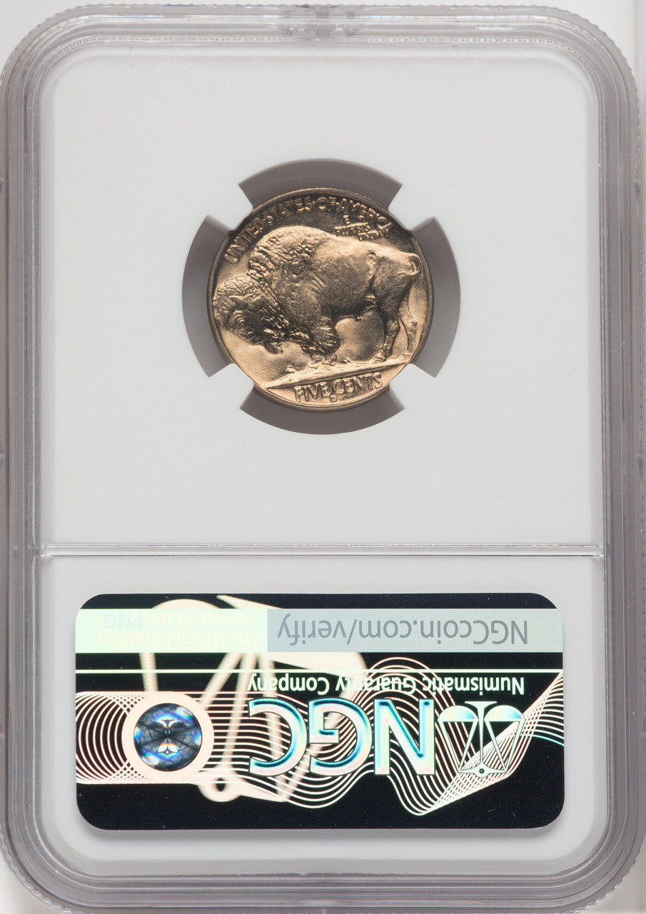 1937-D 5C Buffalo Nickel NGC MS67+ (518973108)