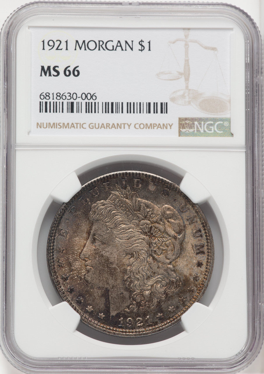 1921 $1 Morgan Morgan Dollar NGC MS66 (518973058)
