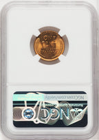 1956-D 1C RD Lincoln Cent NGC MS67+