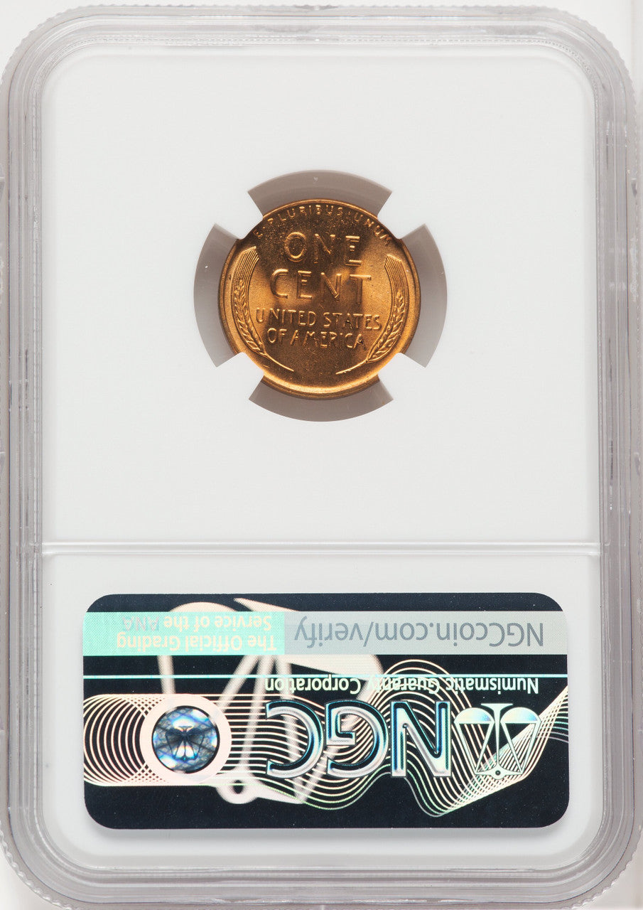 1956-D 1C RD Lincoln Cent NGC MS67+