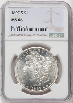 1897-S $1 Morgan Dollar NGC MS66 (518973007)