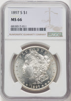 1897-S $1 Morgan Dollar NGC MS66 (518973007)