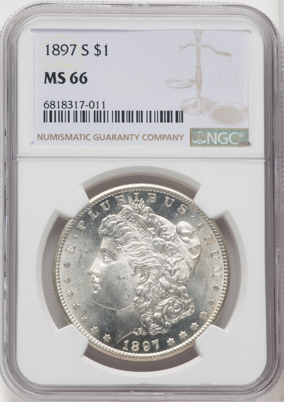 1897-S $1 Morgan Dollar NGC MS66 (518973007)
