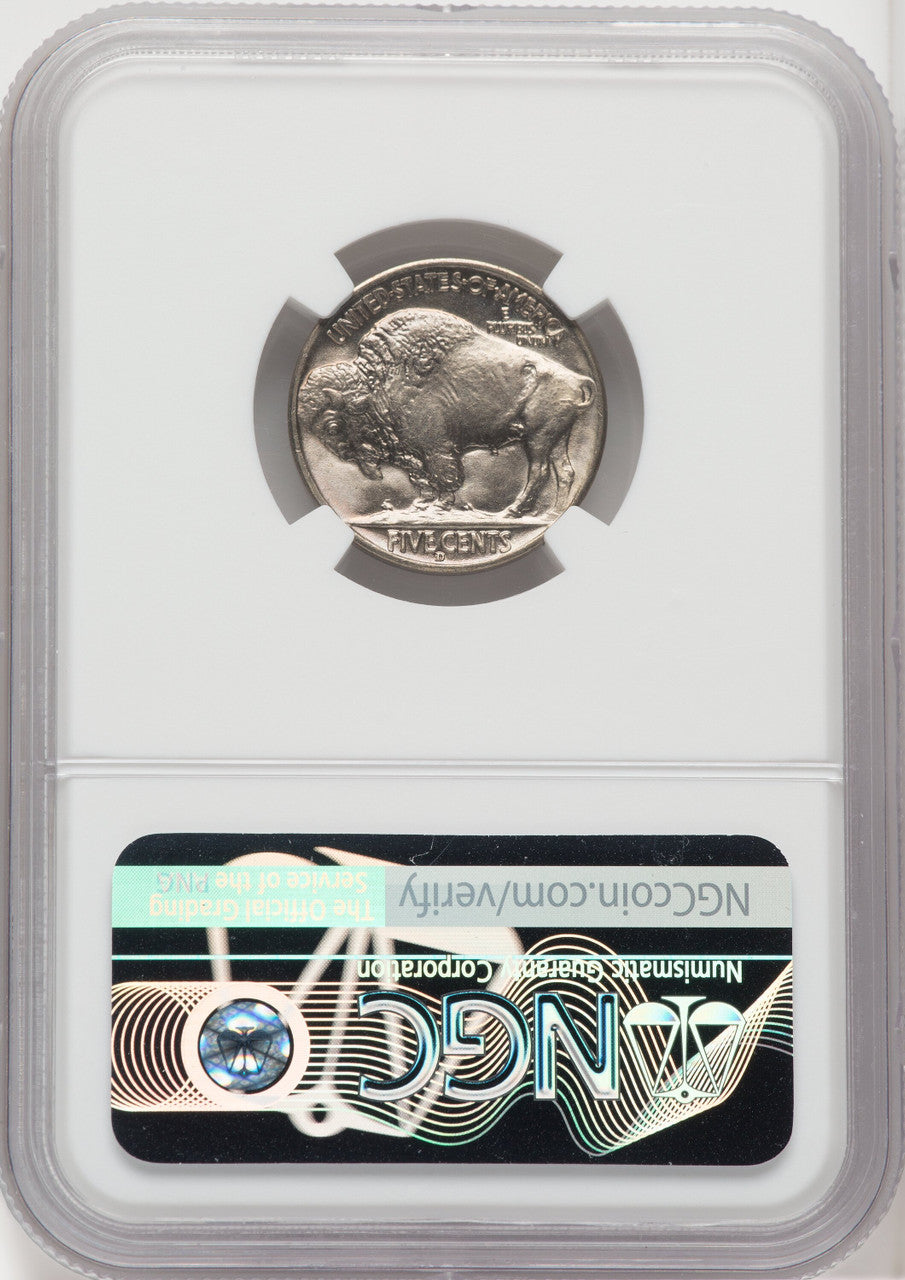 1938-D/D 5C Buffalo Nickel NGC MS68