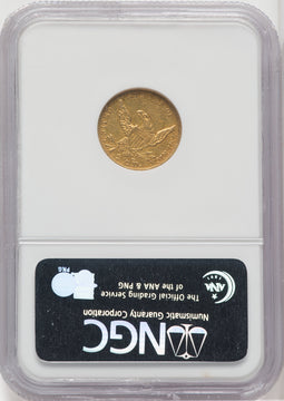 1836 $2.50 Block 8 Classic Quarter Eagle NGC XF45