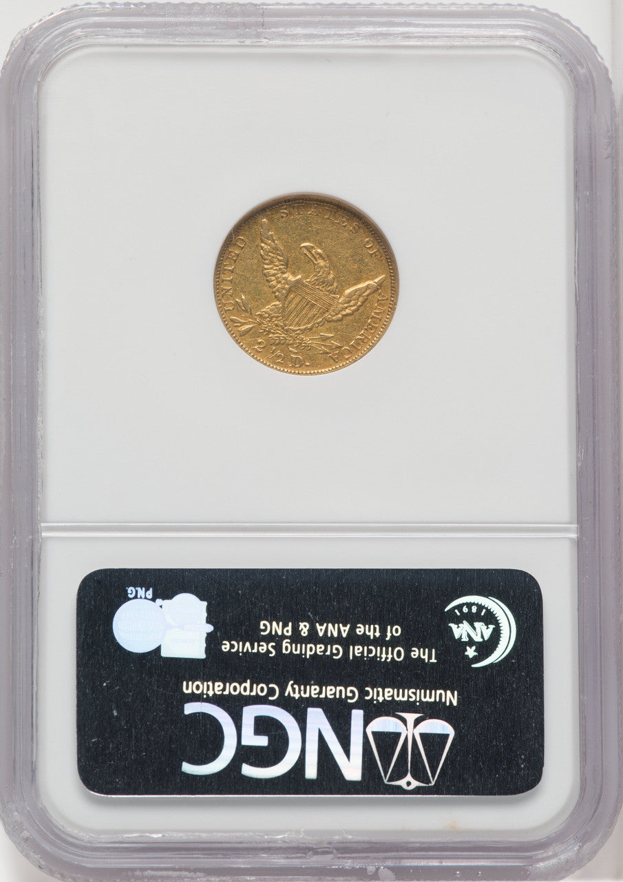 1836 $2.50 Block 8 Classic Quarter Eagle NGC XF45