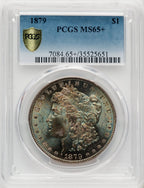 1879 $1 Morgan Dollar PCGS MS65+
