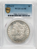 1879-CC $1 Morgan Dollar PCGS AU55