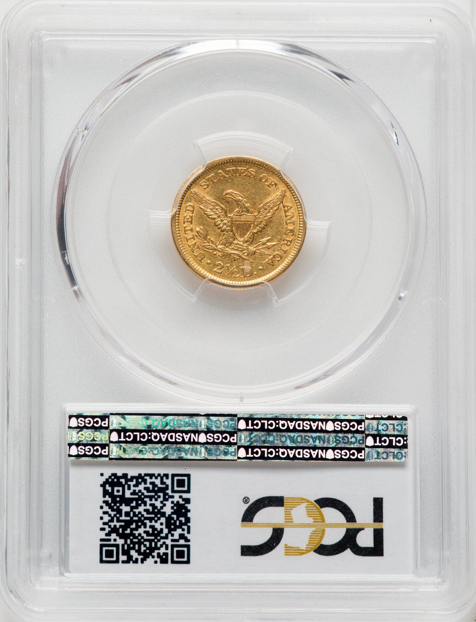 1855 $2.50 Liberty Quarter Eagle PCGS AU55