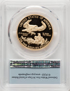 2016-W $50 One-Ounce Gold Eagle 30th Anniversary First Strike Blue Gradient PCGS PR70