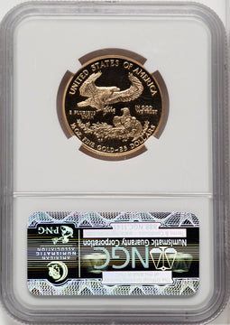 2001-W $25 Half-Ounce Gold Eagle Brown Label NGC PF70