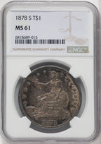 1878-S T$1 Trade Dollar NGC MS61