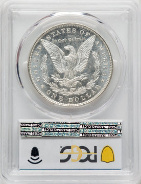 1886 $1 VAM 1C 3+2 Clashed Rev DM Morgan Dollar PCGS MS64