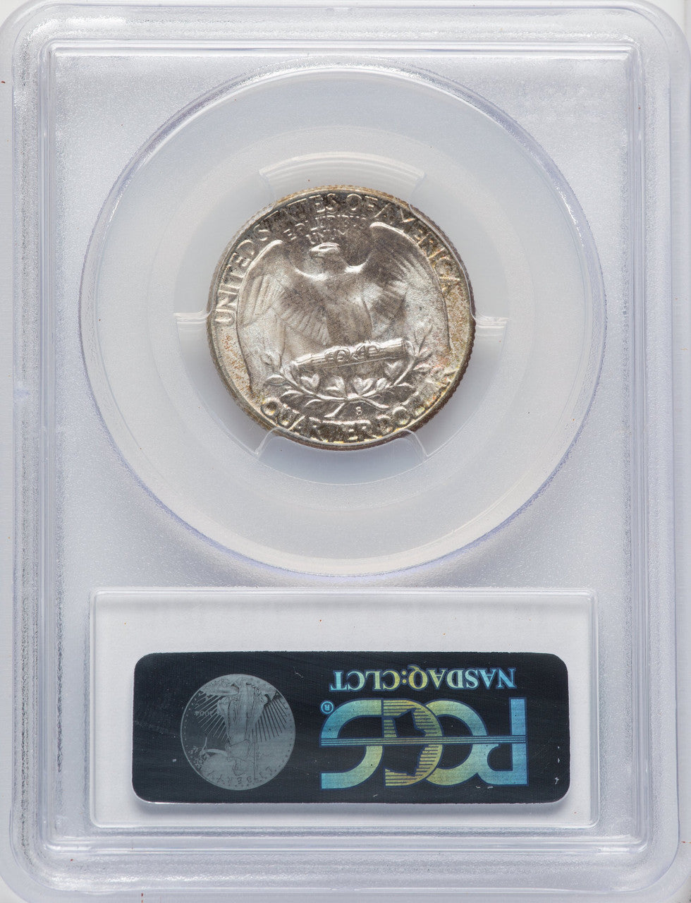 1954-S 25C CAC Washington Quarter PCGS MS67+