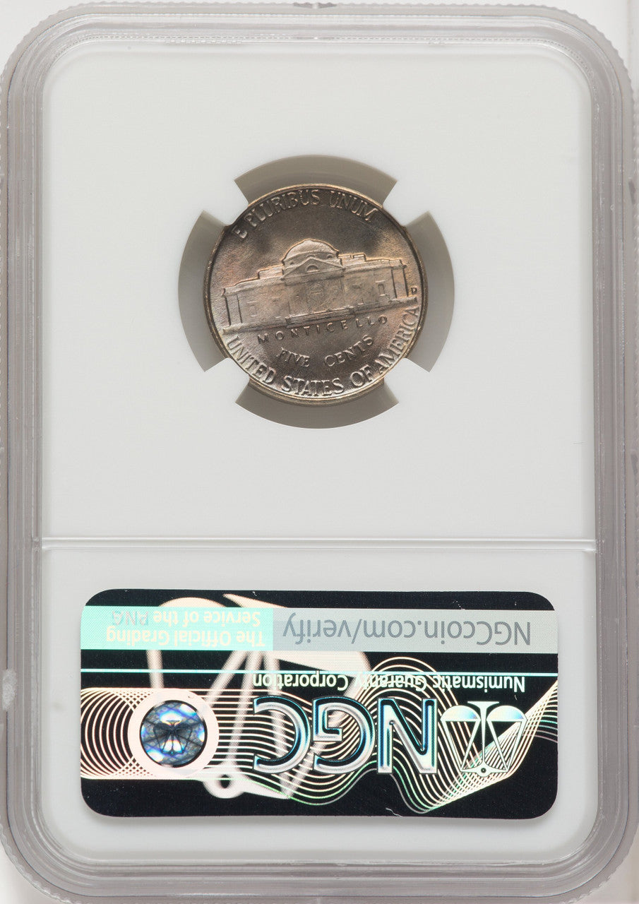 1950-D 5C FS Jefferson Nickel NGC MS67+ (506004043)