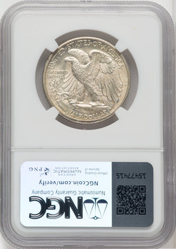 1941-D 50C Walking Liberty Half Dollar NGC MS67 (518973123)