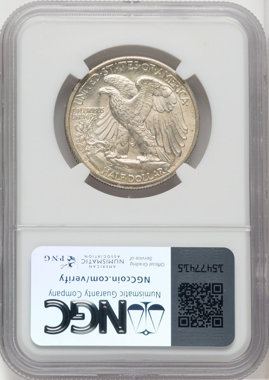 1941-D 50C Walking Liberty Half Dollar NGC MS67 (518973123)