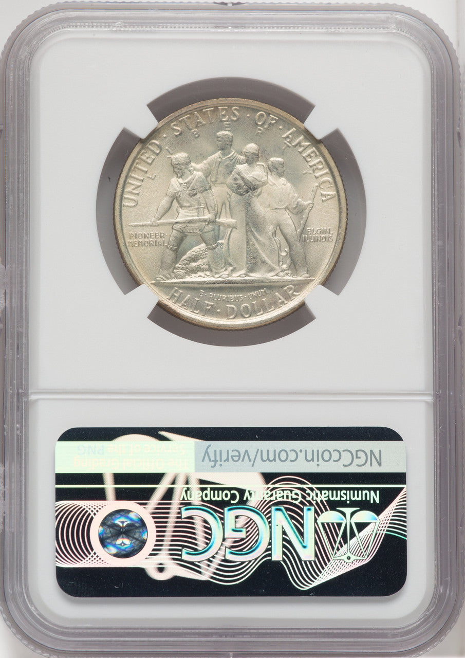 1936 50C Elgin Commemorative Silver NGC MS67+