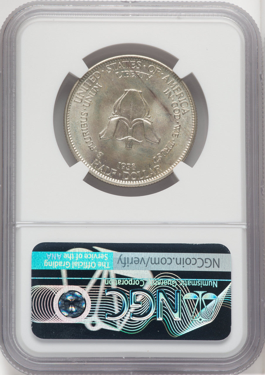1938 50C New Rochelle Commemorative Silver NGC MS67+