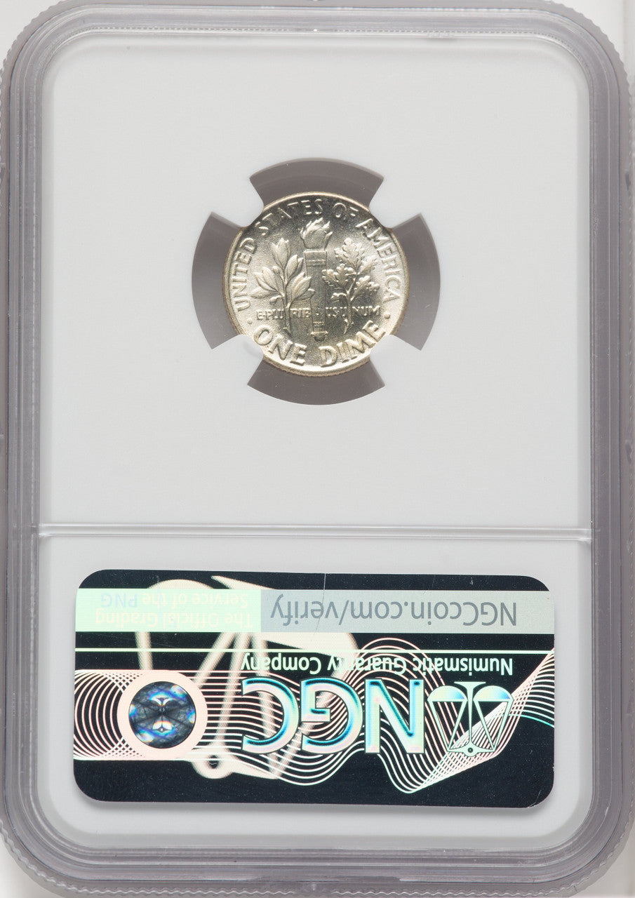 1954 10C FB Roosevelt Dime NGC MS68