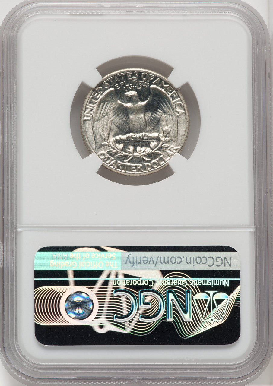1960 25C Washington Quarter NGC MS67+