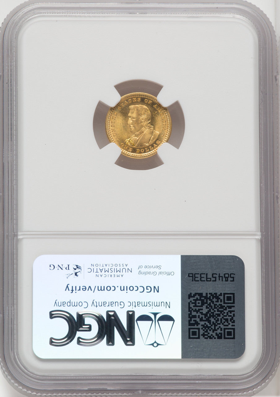 1904 G$1 Lewis and Clark Commemorative Gold NGC MS65 (766686008)
