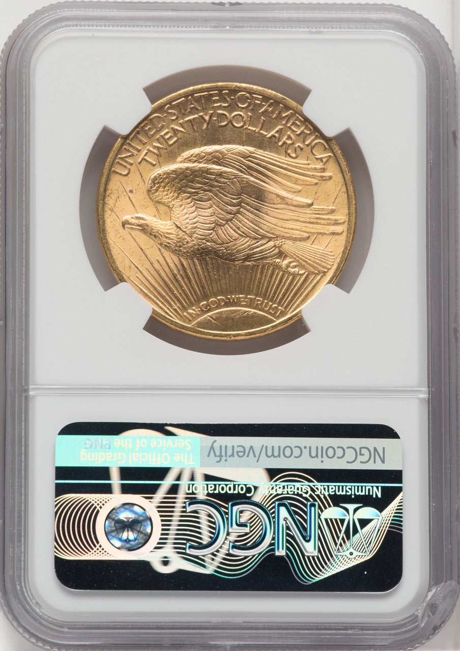 1922 $20 Saint-Gaudens Double Eagle NGC MS64+