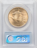 1908 $20 NO MOTTO Saint-Gaudens Double Eagle PCGS MS63+