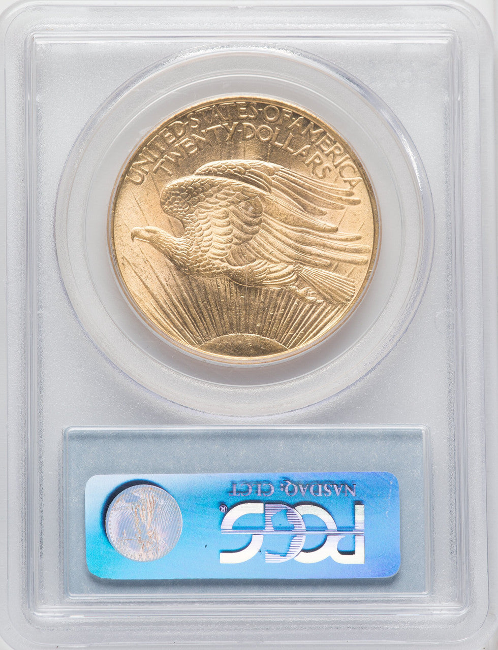 1908 $20 NO MOTTO Saint-Gaudens Double Eagle PCGS MS63+