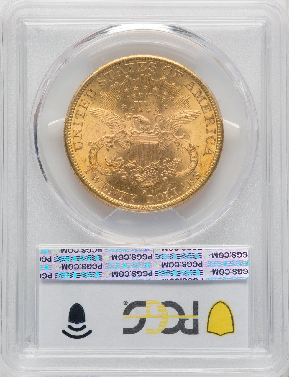 1896-S $20 Liberty Double Eagle PCGS MS63+
