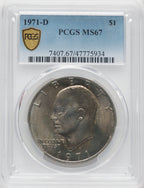 1971-D $1 Eisenhower Dollar PCGS MS67