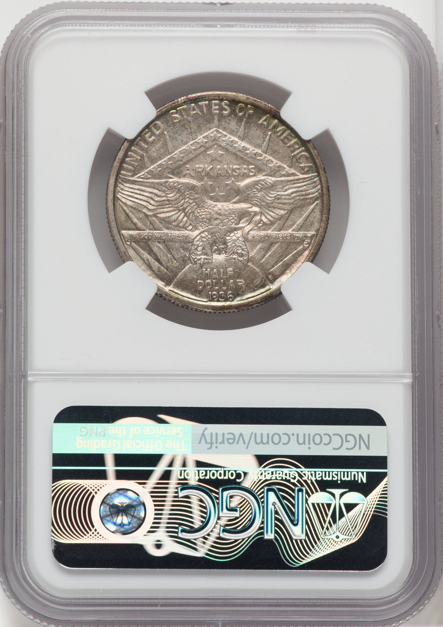 1936-S 50C Arkansas Commemorative Silver NGC MS66+