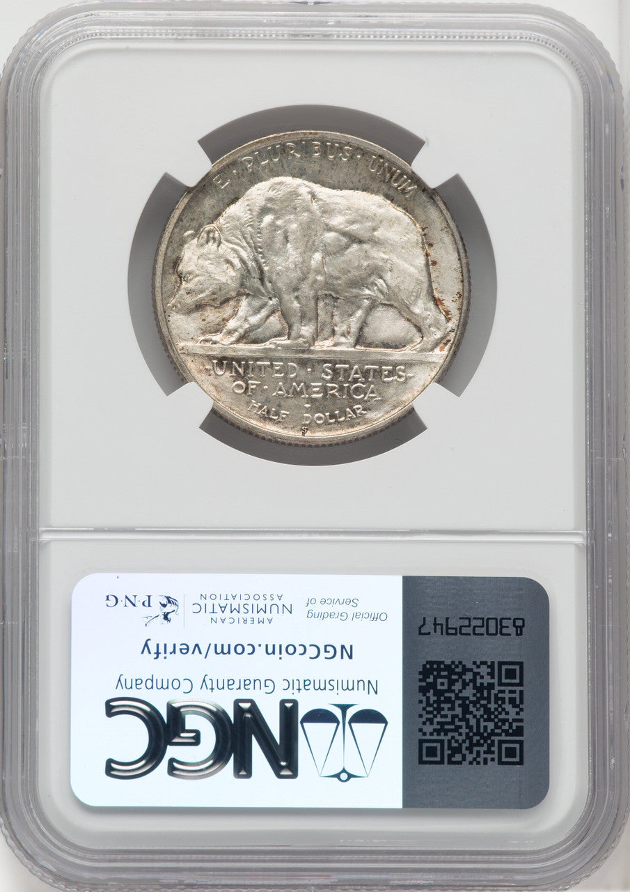 1925-S 50C California Commemorative Silver NGC MS66
