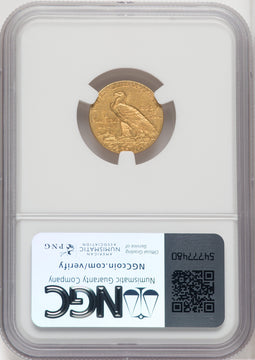 1915 $2.50 Indian Quarter Eagle NGC MS62 (765367037)