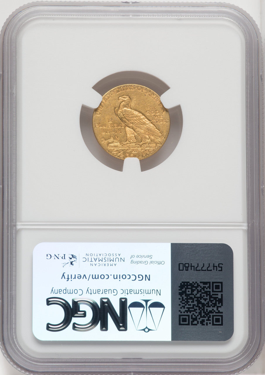 1915 $2.50 Indian Quarter Eagle NGC MS62 (765367037)