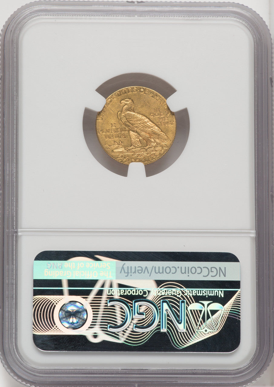 1915 $2.50 Indian Quarter Eagle NGC MS62 (764971003)