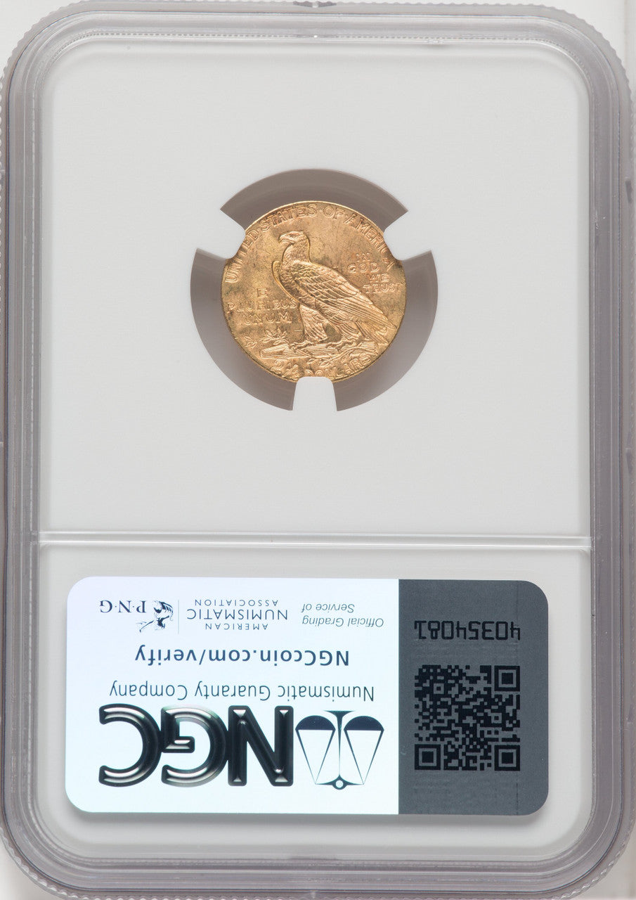 1929 $2.50 Indian Quarter Eagle NGC MS65 (764035013)