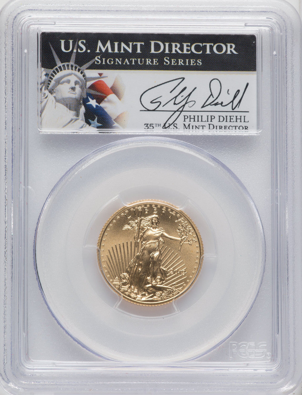 2013 $10 Quarter-Ounce Gold Eagle PCGS MS70 (766653013)