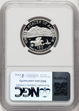 2002-W $50 Half-Ounce Platinum Eagle Brown Label NGC PF70 (765521021)