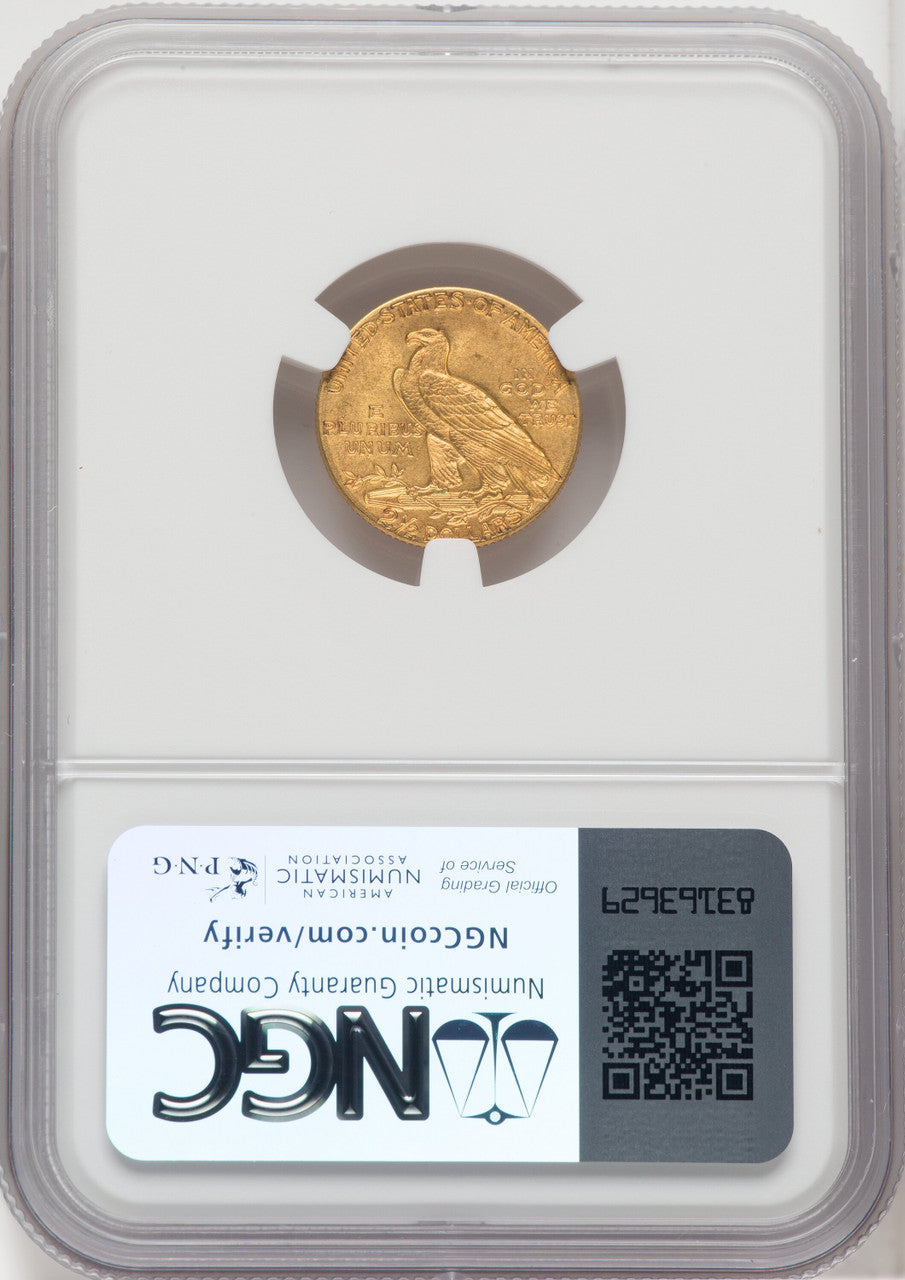 1912 $2.50 Indian Quarter Eagle NGC MS65 (764033016)