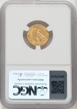 1908 $2.50 Indian Quarter Eagle NGC MS64